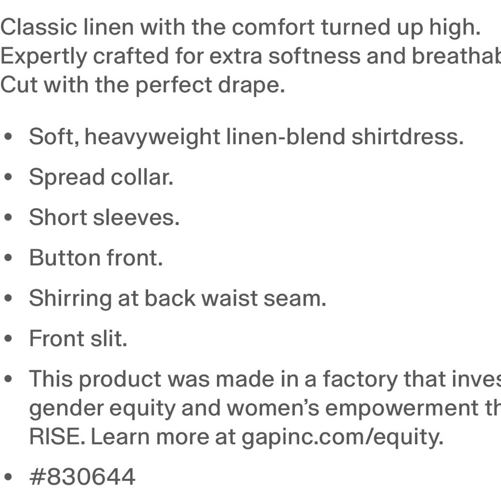 Gap Linen-Blend Midi Shirtdress - Picture 6 of 7